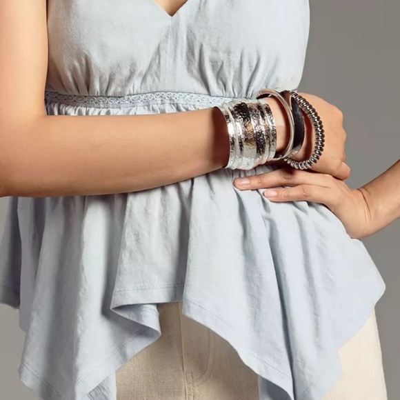 Anthropology v-neck asymmetrical tank - Picture 2 of 7